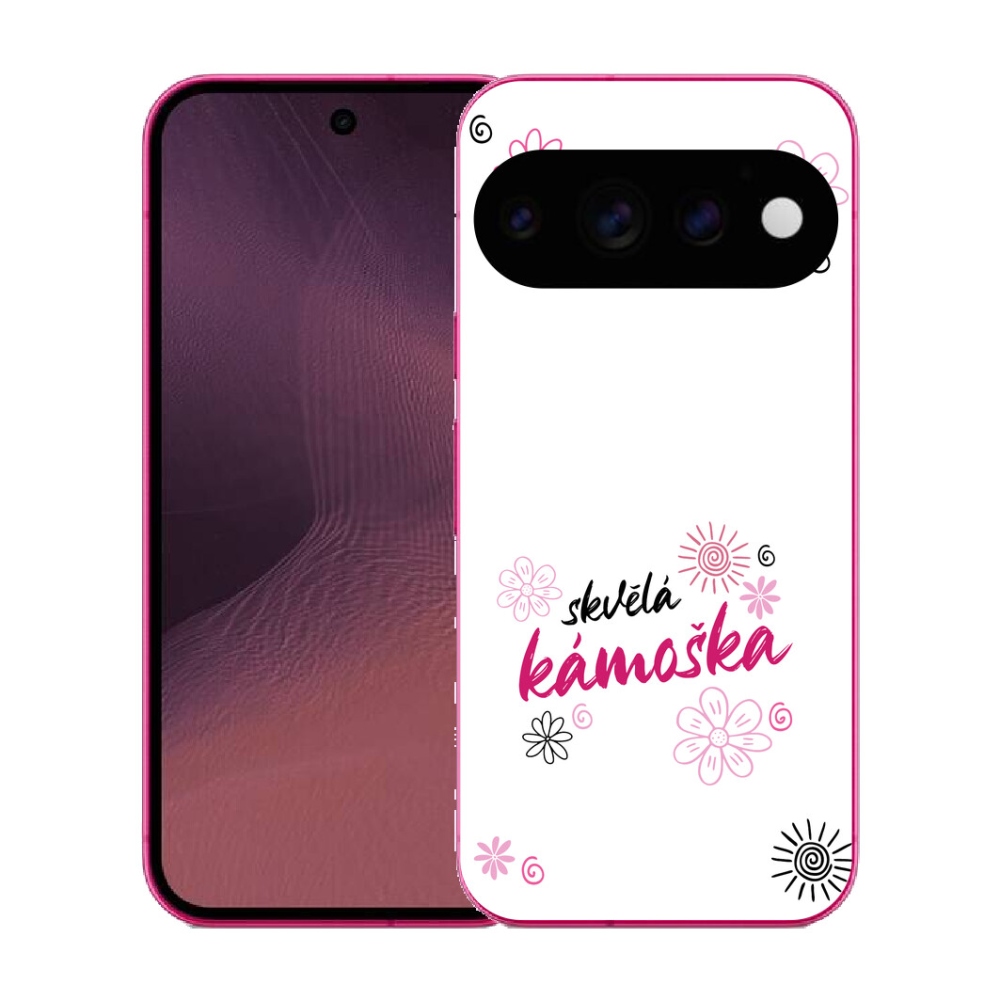 Gélový kryt mmCase na Google Pixel 11 - skvelá kamoška biele pozadie