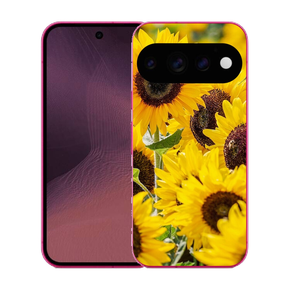 Gélový kryt mmCase na Google Pixel 11 - slnečnice