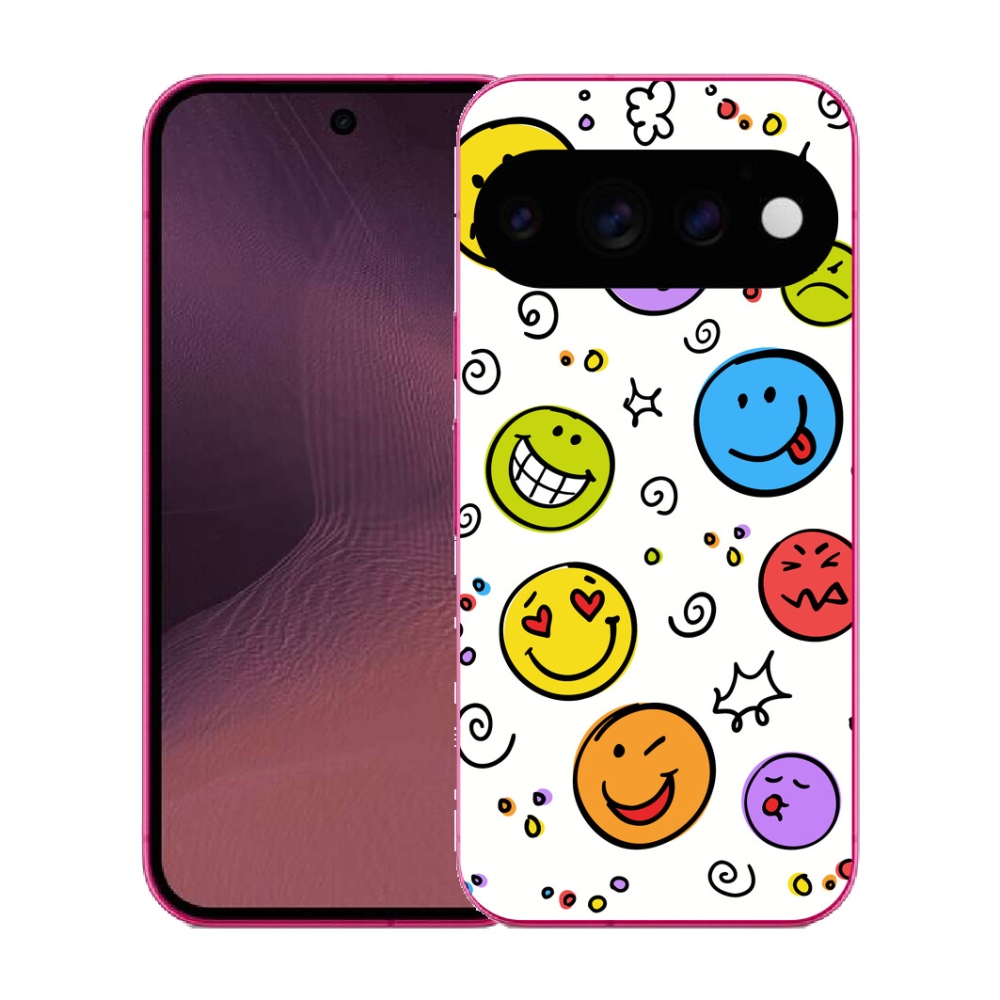 Gélový kryt mmCase na Google Pixel 11 - smajlíci