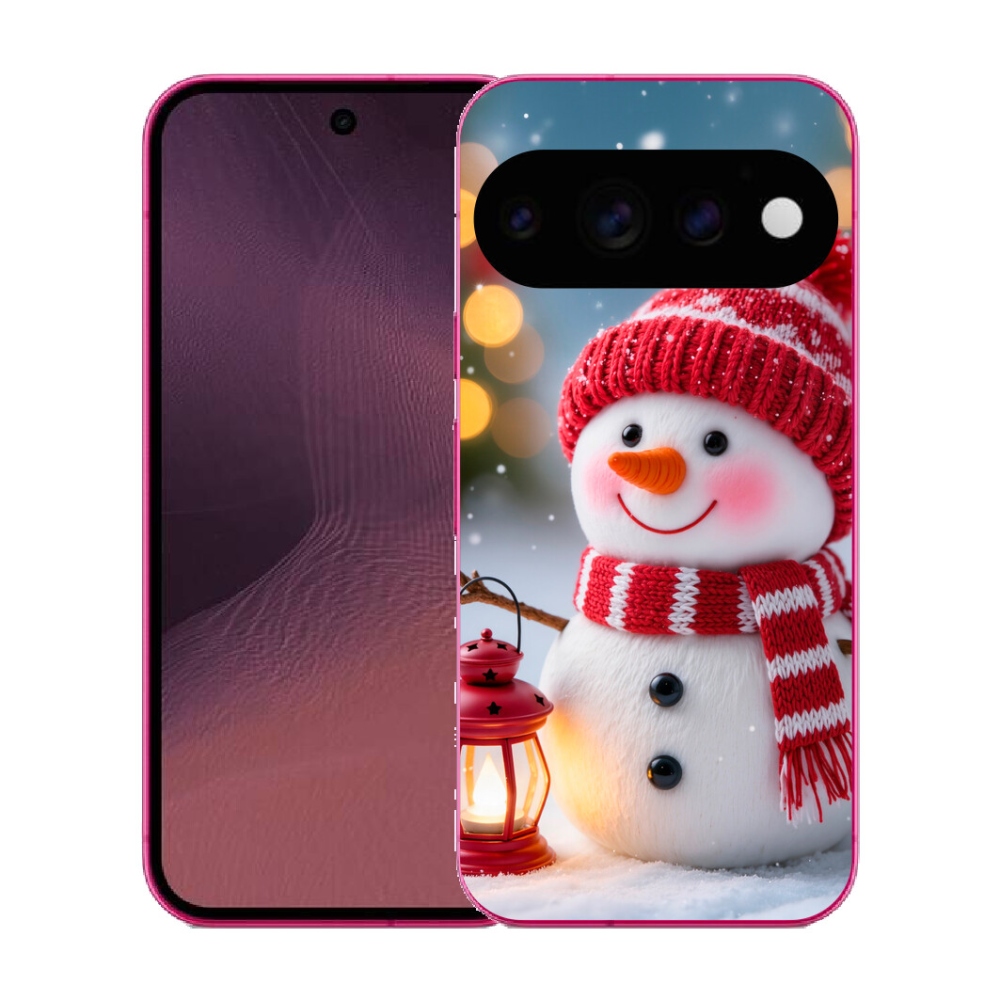 Gélový kryt mmCase na Google Pixel 11 - snehuliak 2
