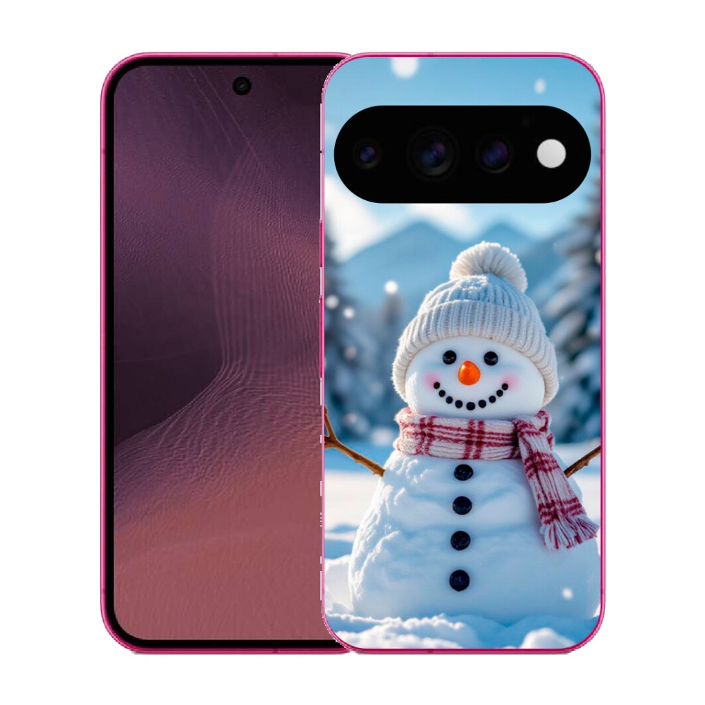 Gélový kryt mmCase na Google Pixel 11 - snehuliak 3