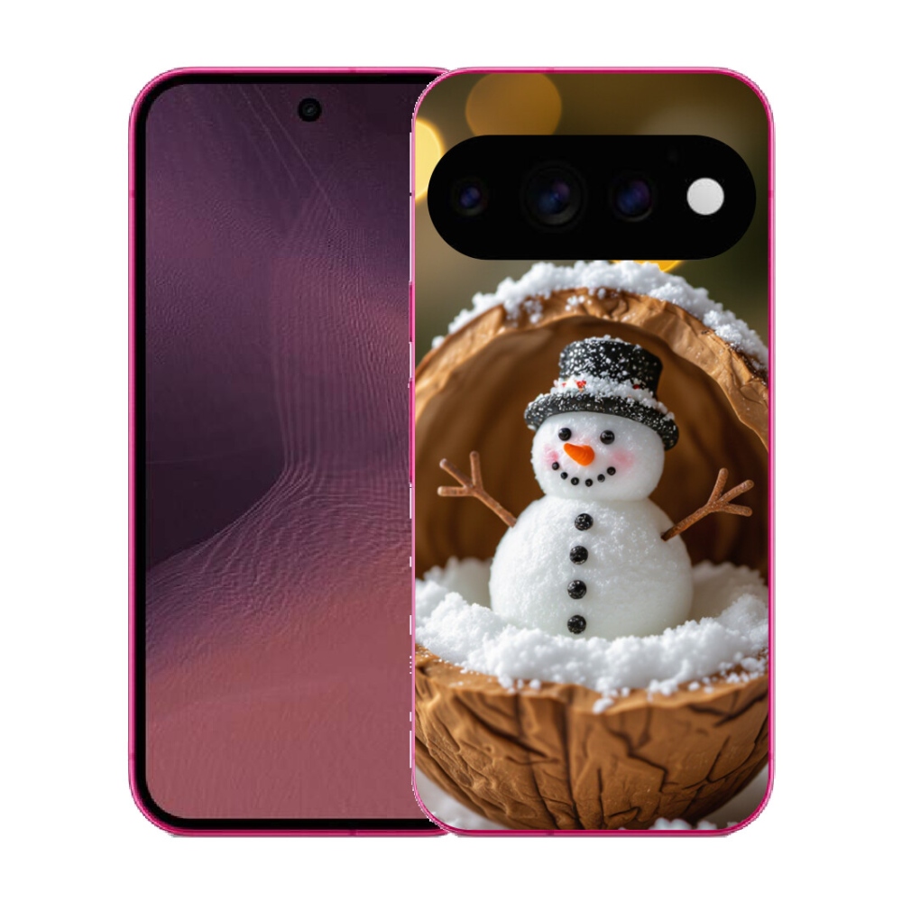 Gélový kryt mmCase na Google Pixel 11 - snehuliak 4