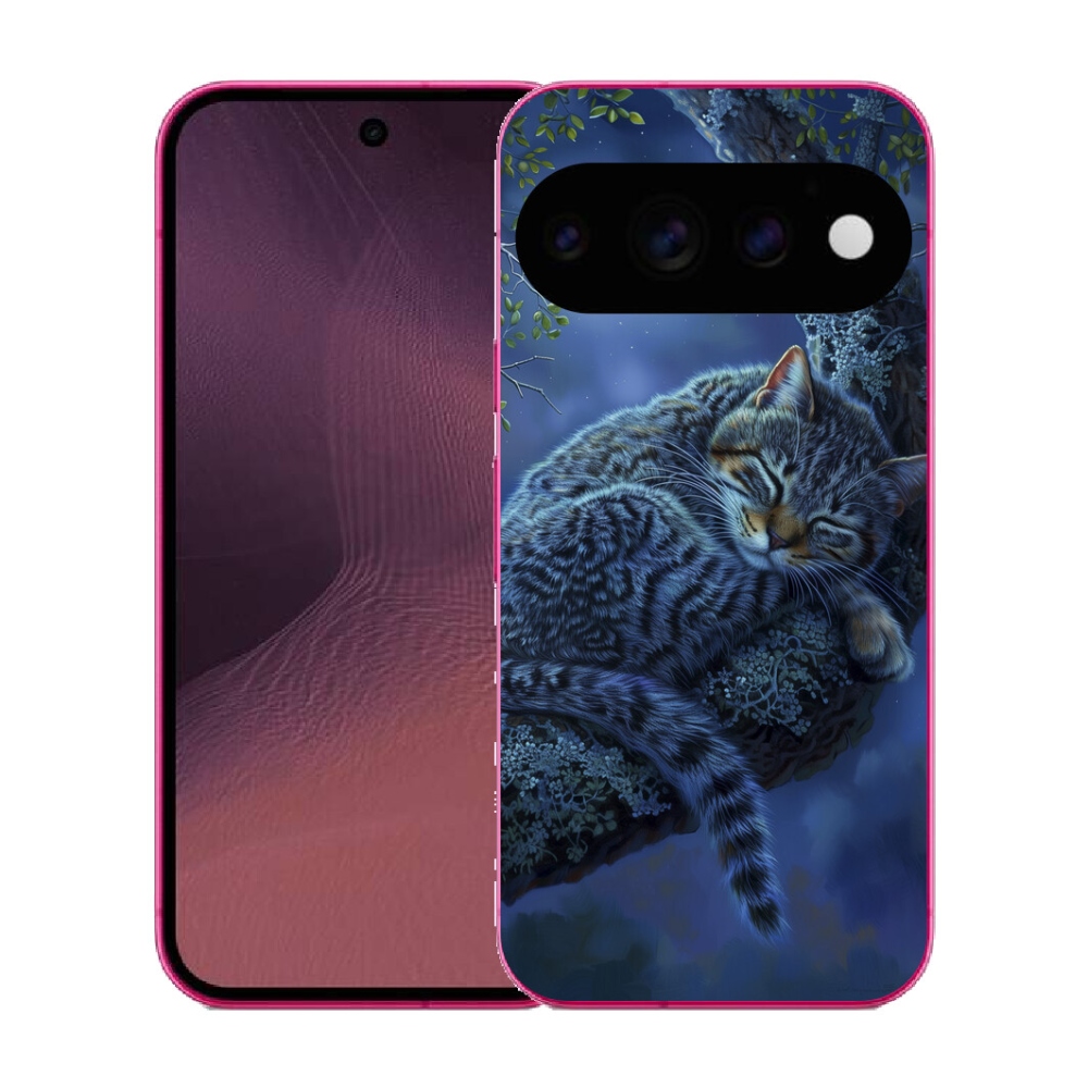 Gélový kryt mmCase na Google Pixel 11 - spiaca mačka