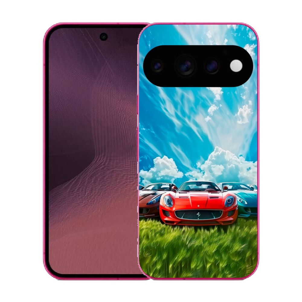 Gélový kryt mmCase na Google Pixel 11 - športové vozidlá