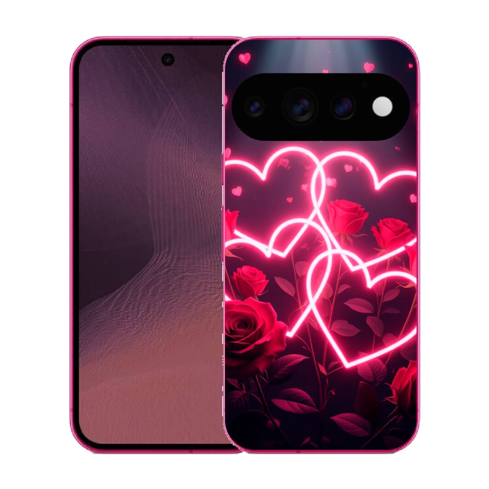 Gélový kryt mmCase na Google Pixel 11 - srdce lásky