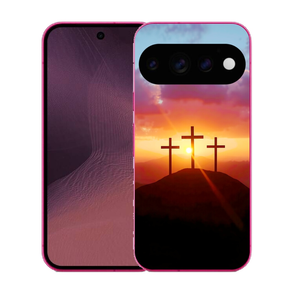 Gélový kryt mmCase na Google Pixel 11 - tri kríža