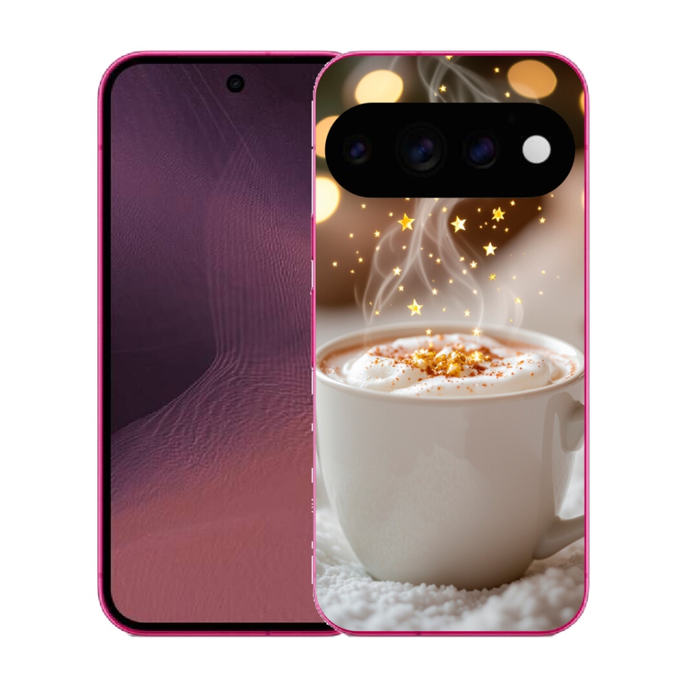 Gélový kryt mmCase na Google Pixel 11 - vianočný horúci nápoj