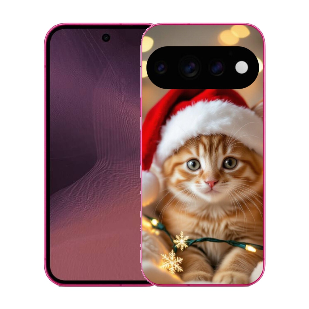 Gélový kryt mmCase na Google Pixel 11 - vianočné mačiatko