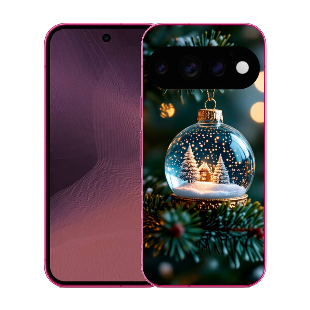 Gélový kryt mmCase na Google Pixel 11 - vianočné gule 2