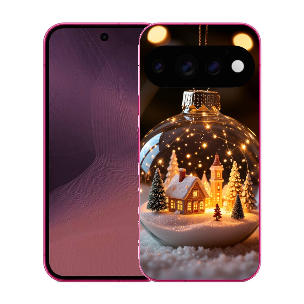 Gélový kryt mmCase na Google Pixel 11 - vianočné gule 3