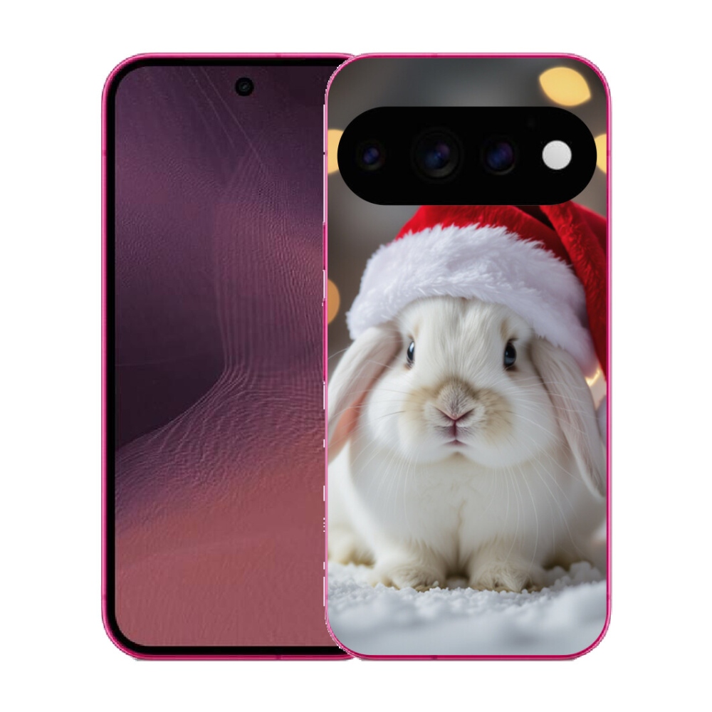 Gélový kryt mmCase na Google Pixel 11 - vianočný králik