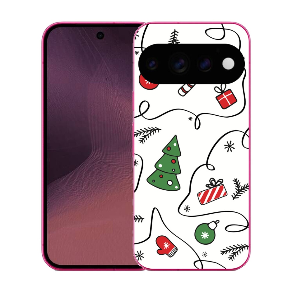 Gélový kryt mmCase na Google Pixel 11 - vianočné motívy
