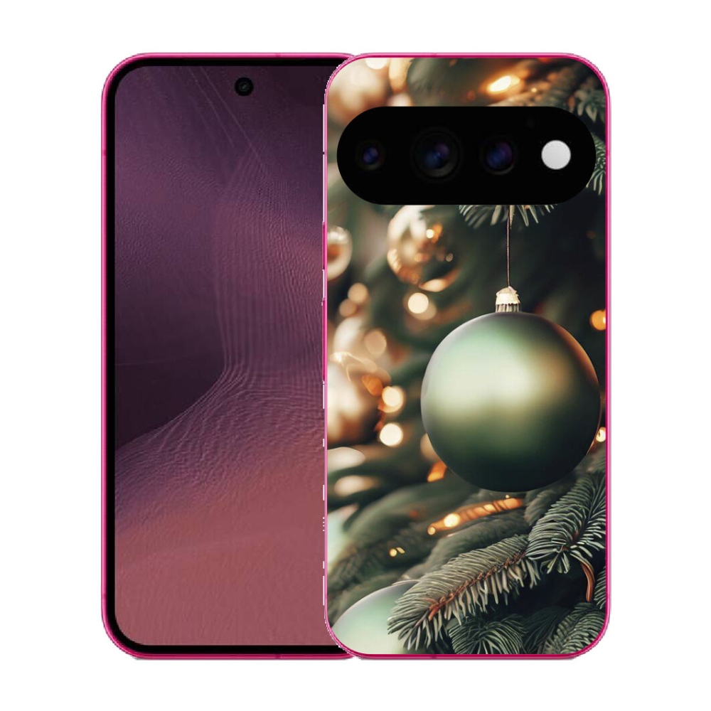 Gélový kryt mmCase na Google Pixel 11 - vianočné ozdoby 1