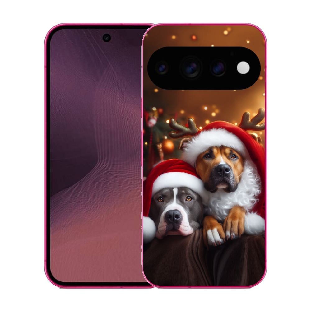 Gélový kryt mmCase na Google Pixel 11 - vianočné psy
