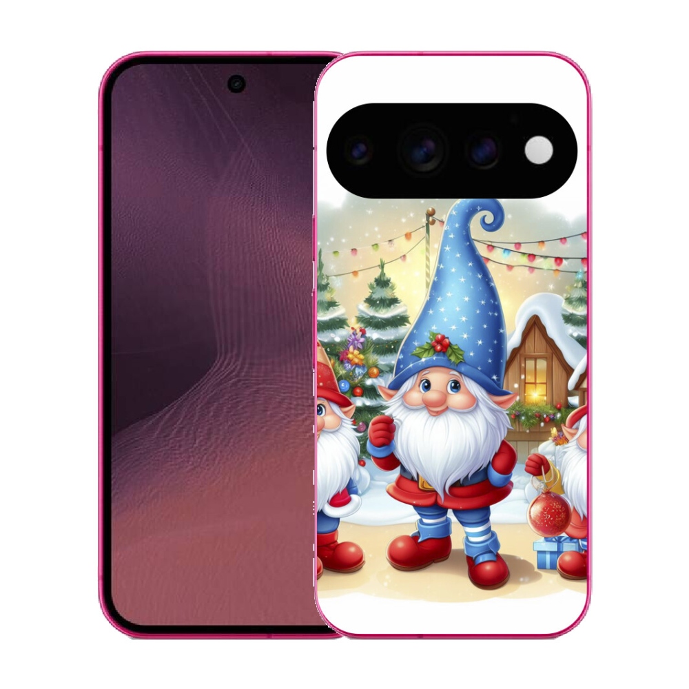 Gélový kryt mmCase na Google Pixel 11 - vianočné škriatkovia