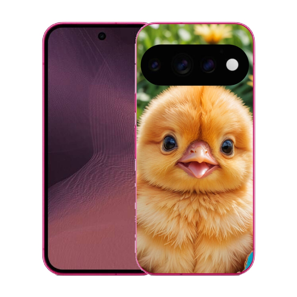 Gélový kryt mmCase na Google Pixel 11 - veselé kuriatko