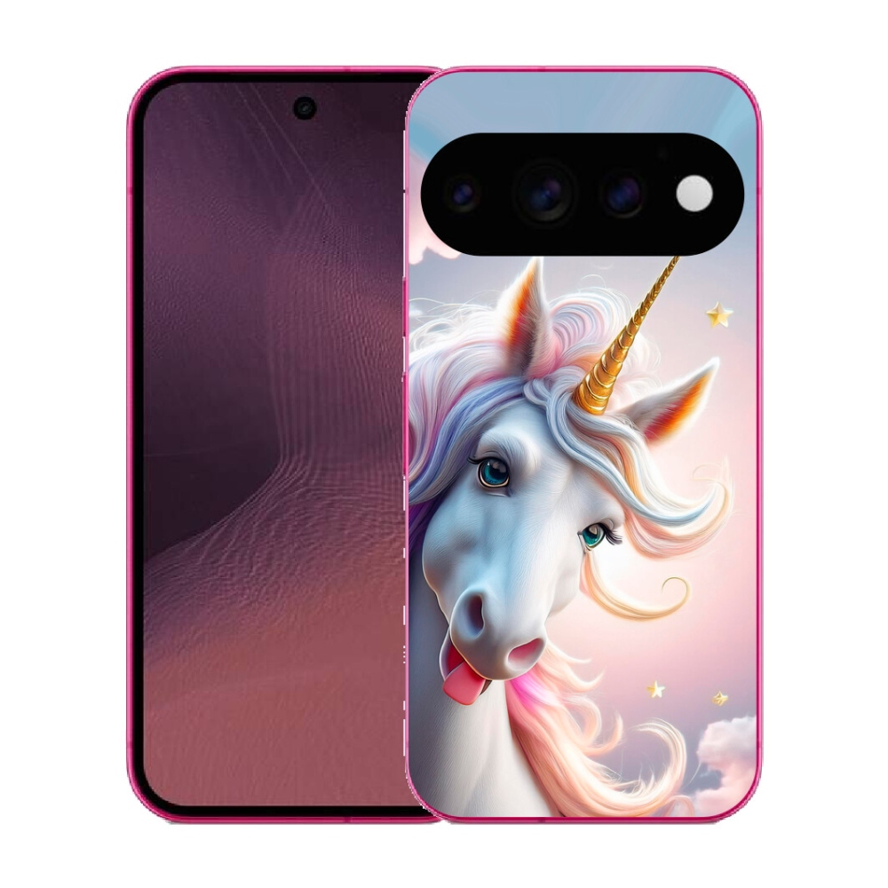 Gélový kryt mmCase na Google Pixel 11 - veselý jednorožec