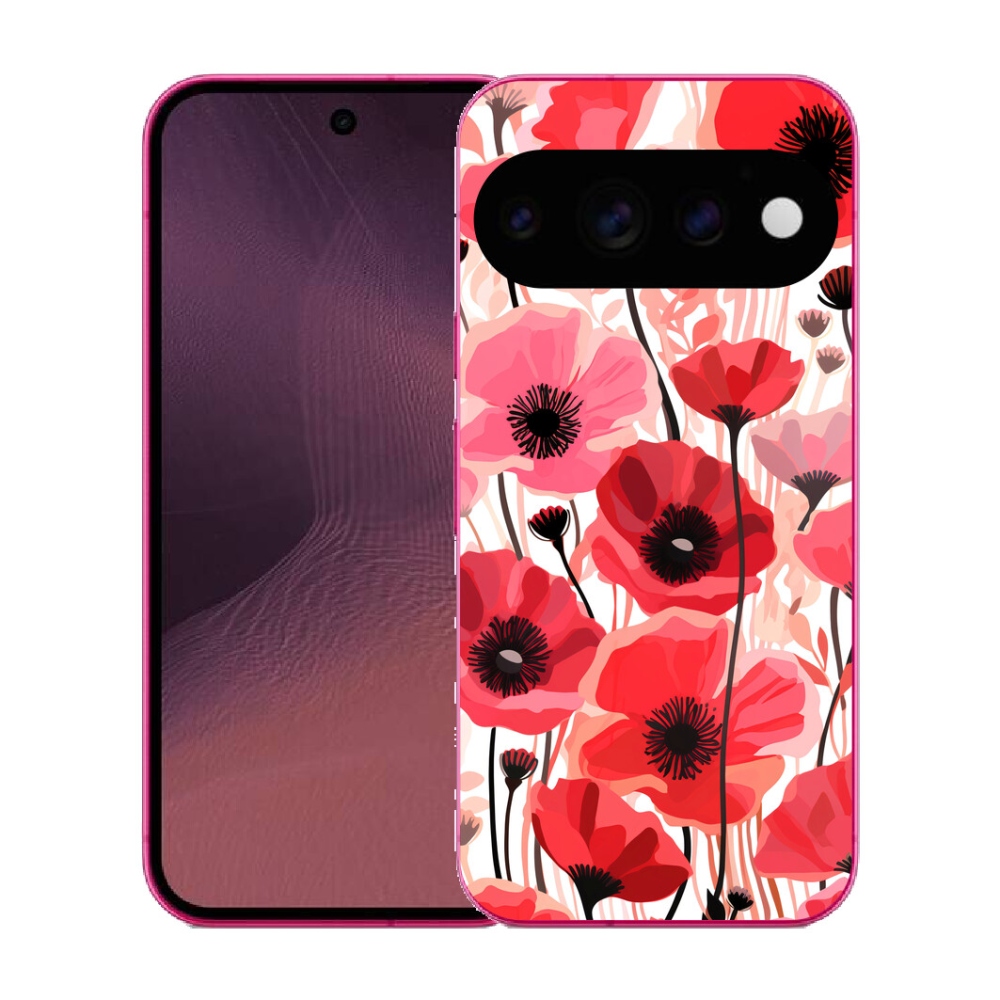 Gélový kryt mmCase na Google Pixel 11 - vlčí mak 1