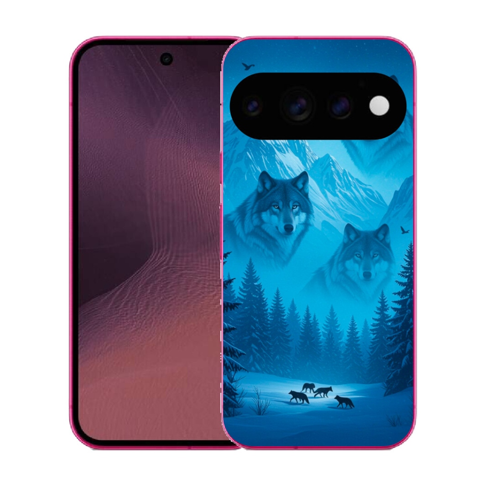 Gélový kryt mmCase na Google Pixel 11 - vlčia svorka