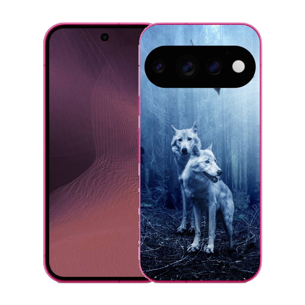 Gélový kryt mmCase na Google Pixel 11 - vlci v lese