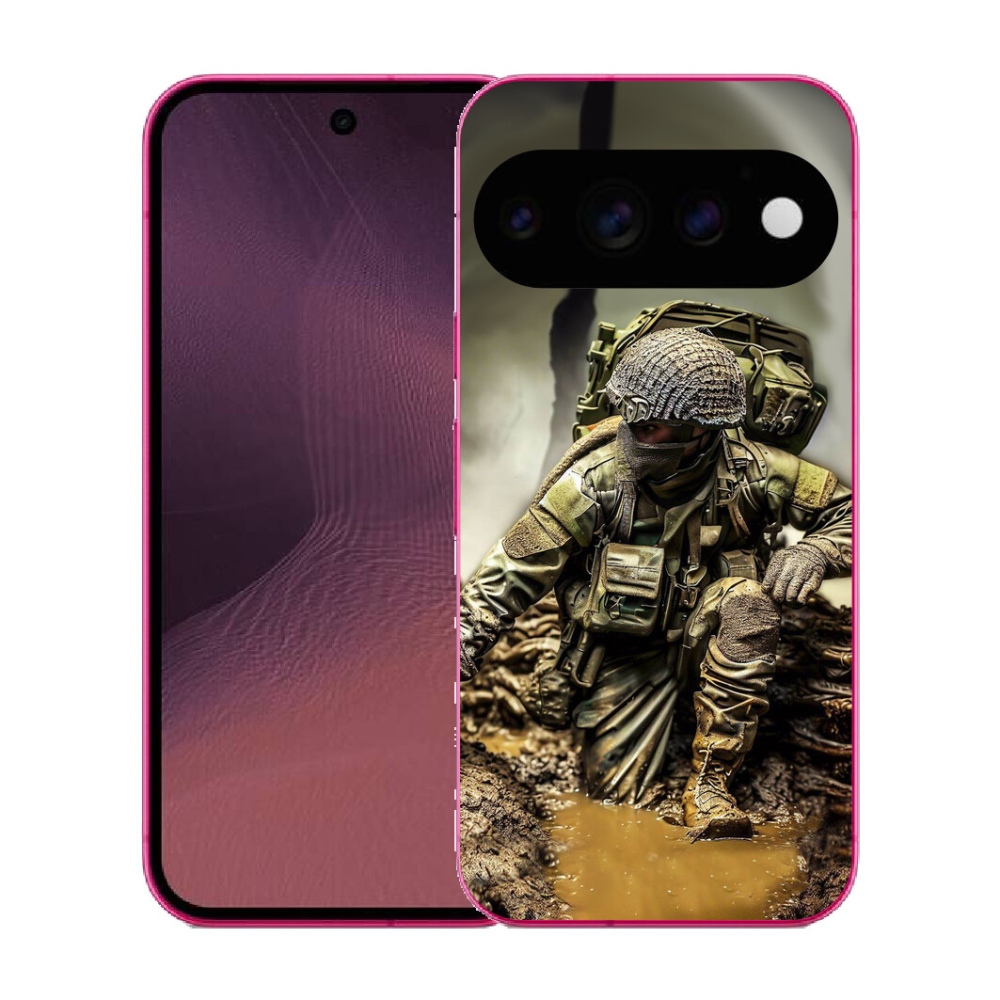 Gélový kryt mmCase na Google Pixel 11 - vojak