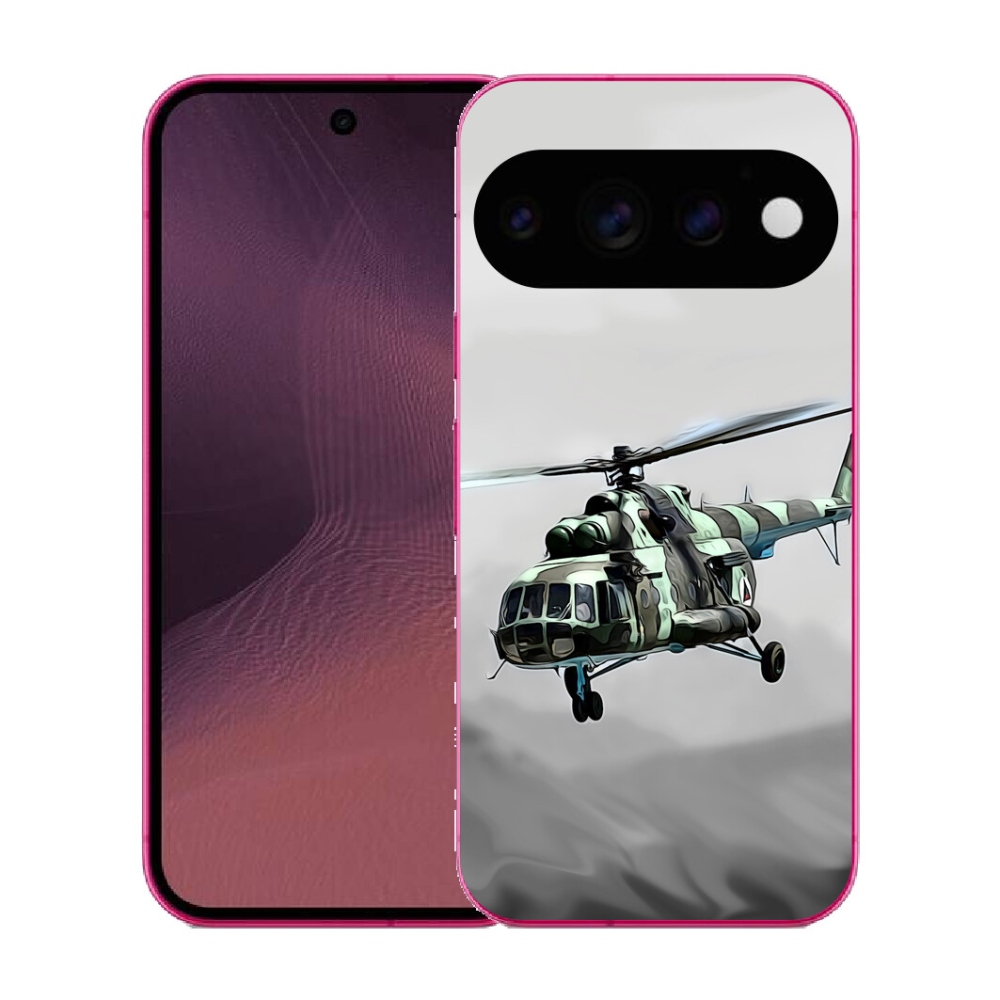 Gélový kryt mmCase na Google Pixel 11 - vojenský vrtuľník