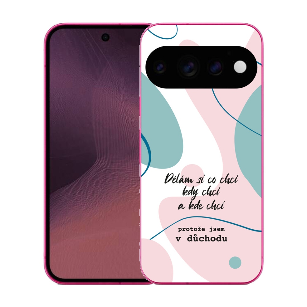 Gélový kryt mmCase na Google Pixel 11 - vtipný text 10 biele pozadie