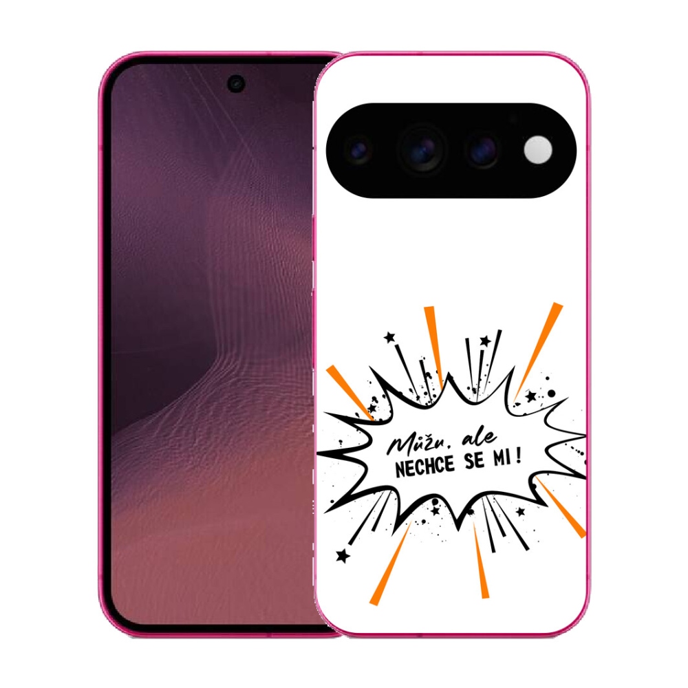 Gélový kryt mmCase na Google Pixel 11 - vtipný text 11 biele pozadie