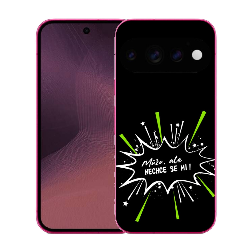 Gélový kryt mmCase na Google Pixel 11 - vtipný text 11 čierne pozadie