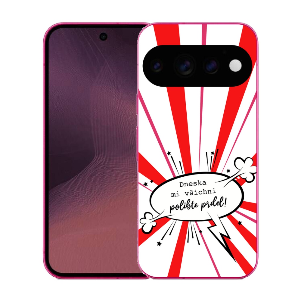Gélový kryt mmCase na Google Pixel 11 - vtipný text 15 biele pozadie