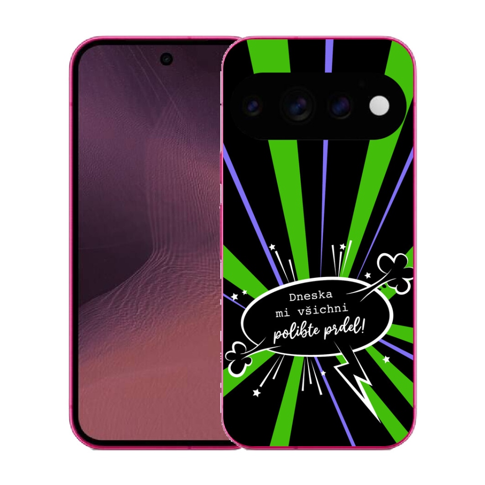 Gélový kryt mmCase na Google Pixel 11 - vtipný text 15 čierne pozadie