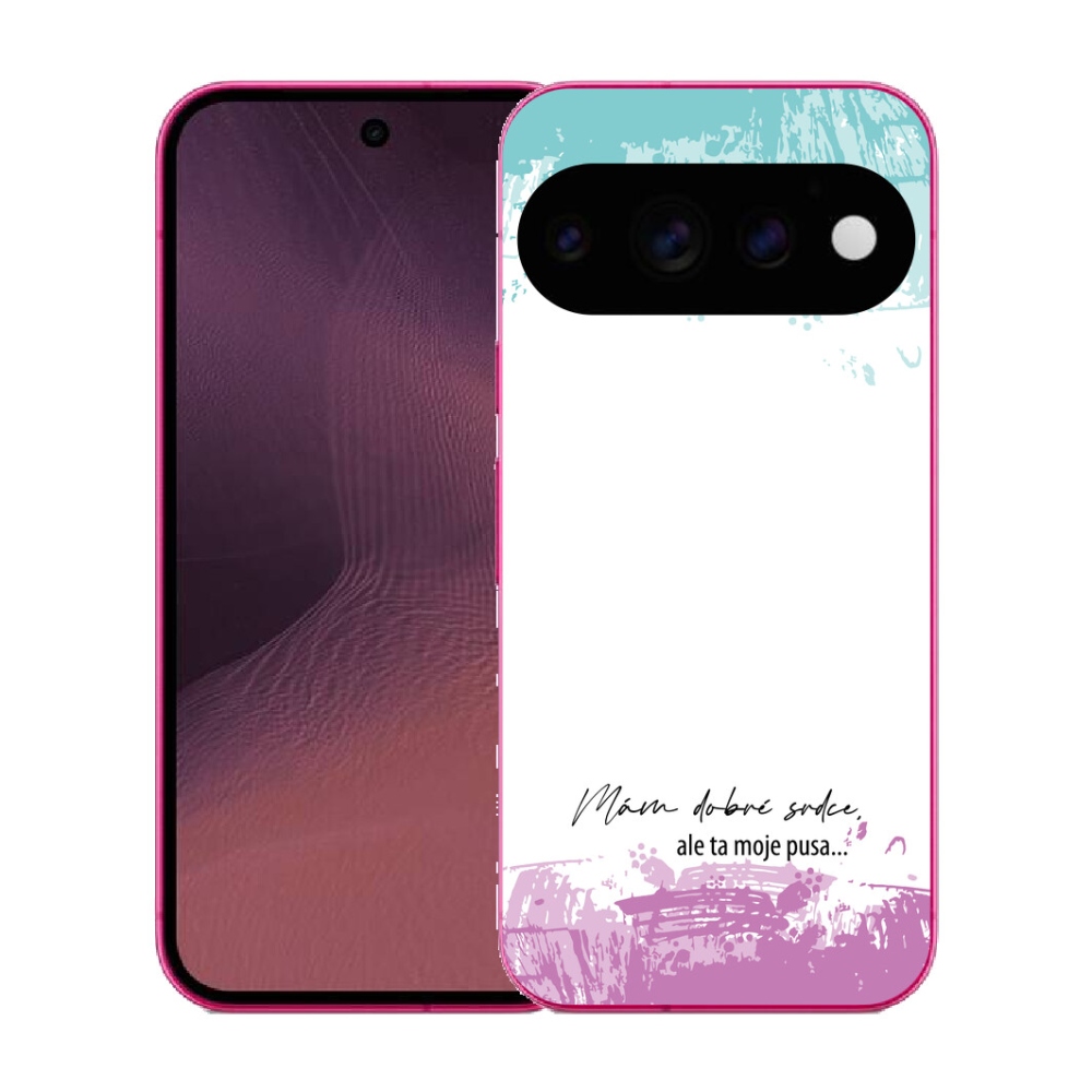 Gélový kryt mmCase na Google Pixel 11 - vtipný text 3 biele pozadie