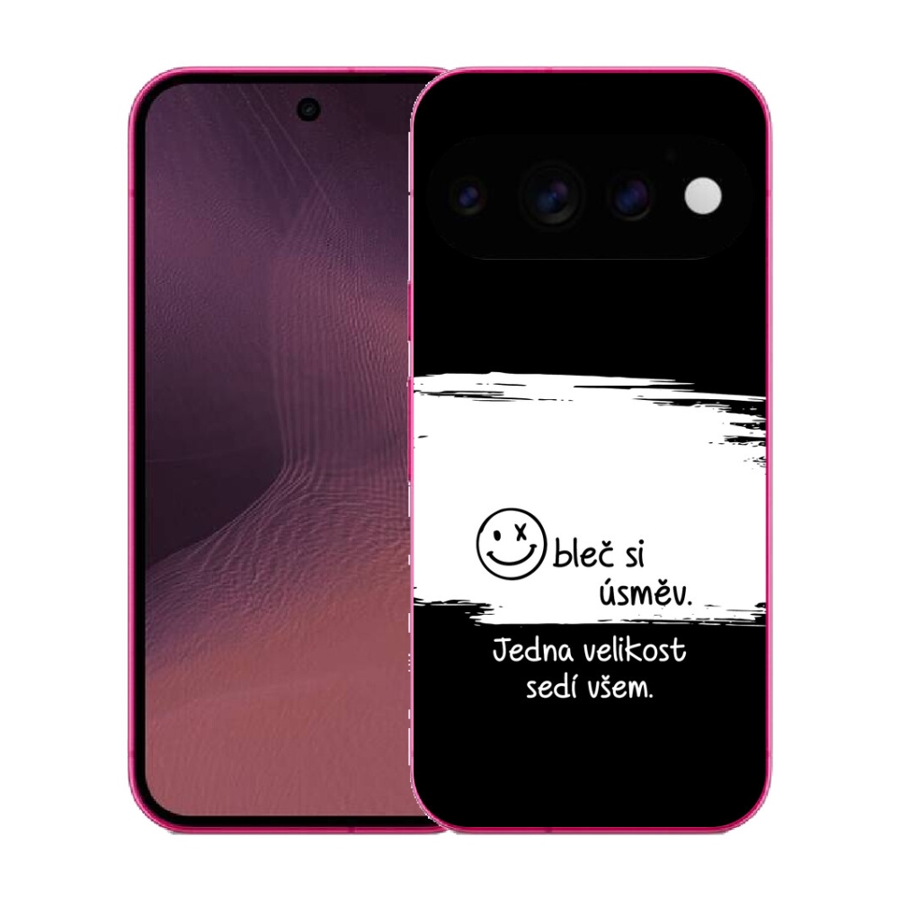Gélový kryt mmCase na Google Pixel 11 - vtipný text 8 bieločierne pozadie