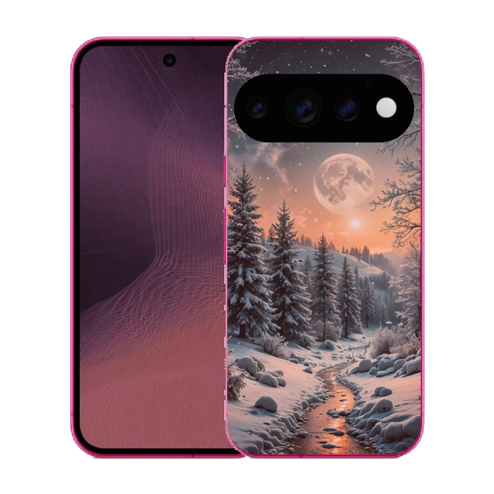 Gélový kryt mmCase na Google Pixel 11 - zimná krajina 2