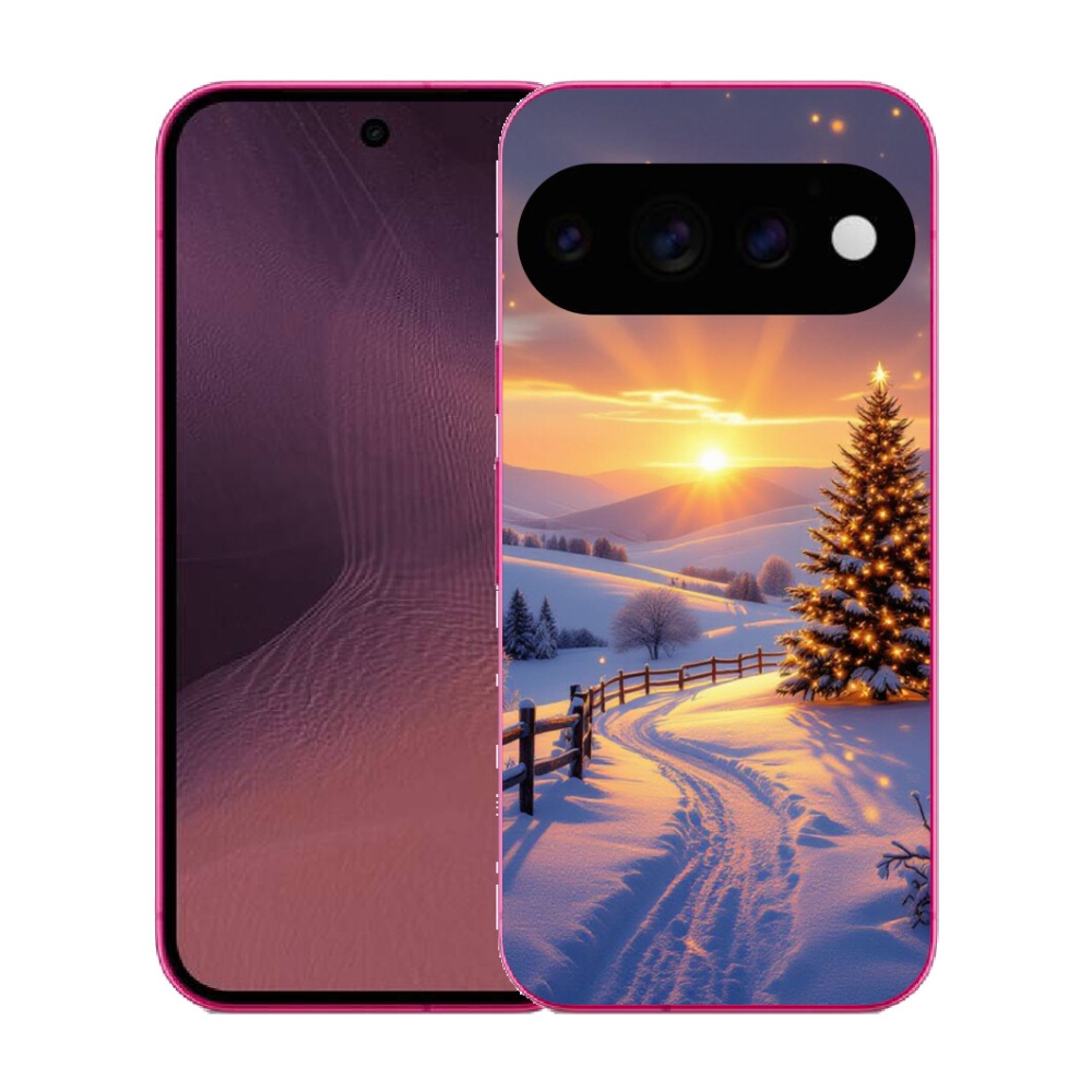 Gélový kryt mmCase na Google Pixel 11 - zimná krajina