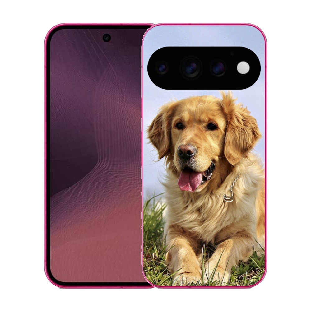 Gélový kryt mmCase na Google Pixel 11 - zlatý retriever