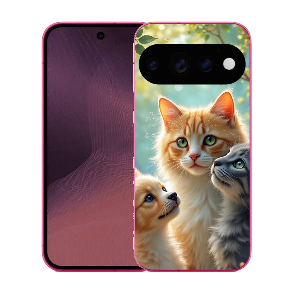 Gélový kryt mmCase na Google Pixel 11 - zvieracie priateľstvo 2