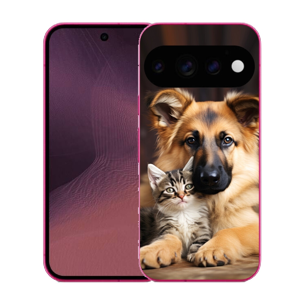 Gélový kryt mmCase na Google Pixel 11 - zvieracie priateľstvo