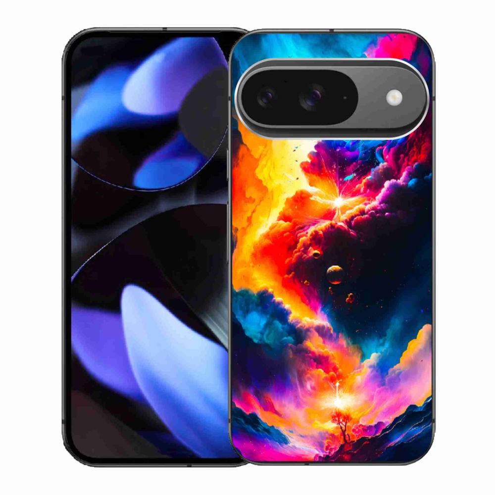 Gélový kryt mmCase na Google Pixel 9 - abstraktný motív