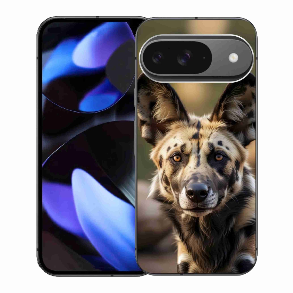 Gélový kryt mmCase na Google Pixel 9 - africký divoký pes