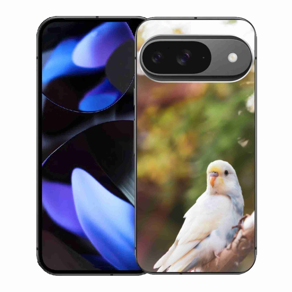 Gélový kryt mmCase na Google Pixel 9 - andulka biela