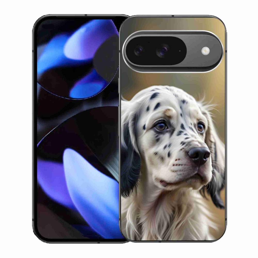 Gélový kryt mmCase na Google Pixel 9 - anglický seter
