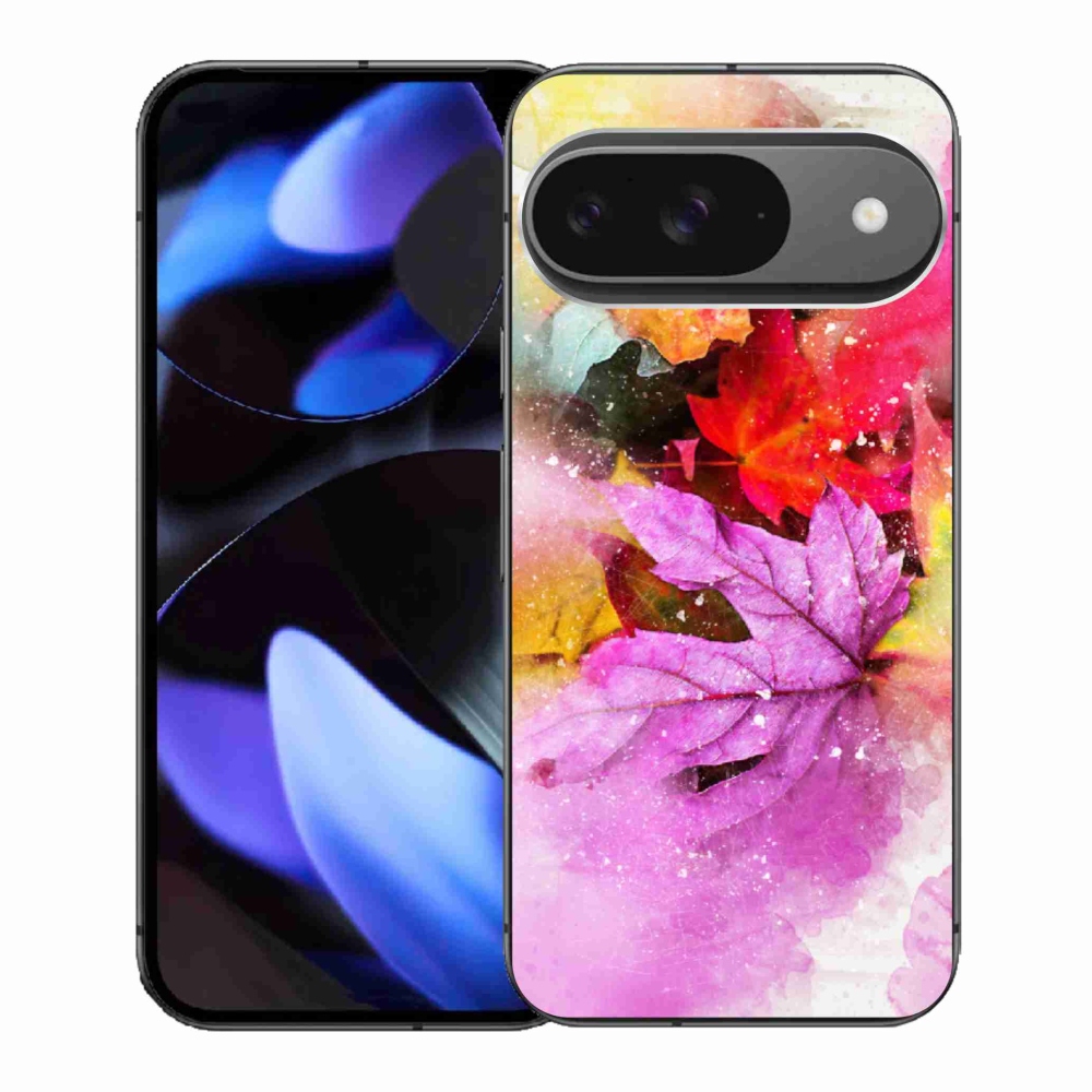 Gélový kryt mmCase na Google Pixel 9 - farebné listy