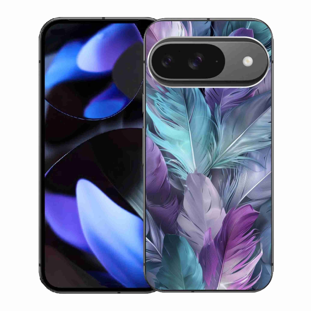 Gélový kryt mmCase na Google Pixel 9 - farebné perie 2