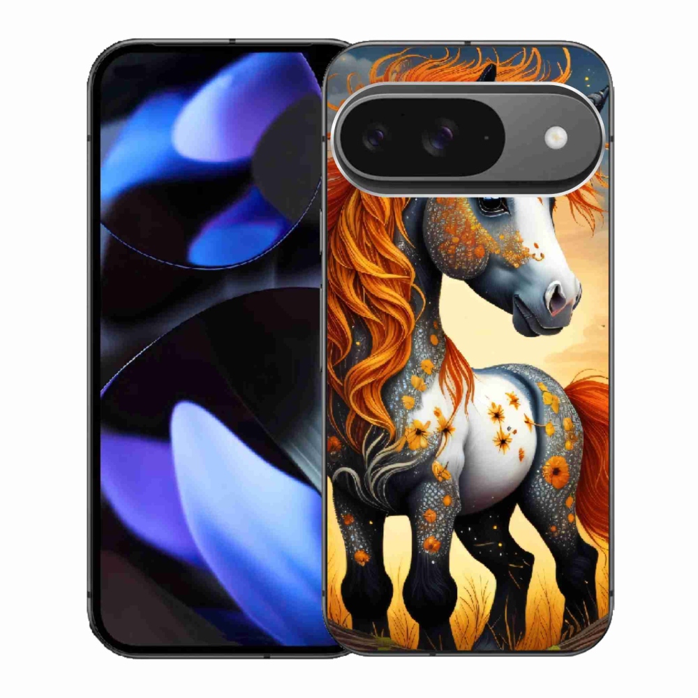 Gélový kryt mmCase na Google Pixel 9 - farebný poník