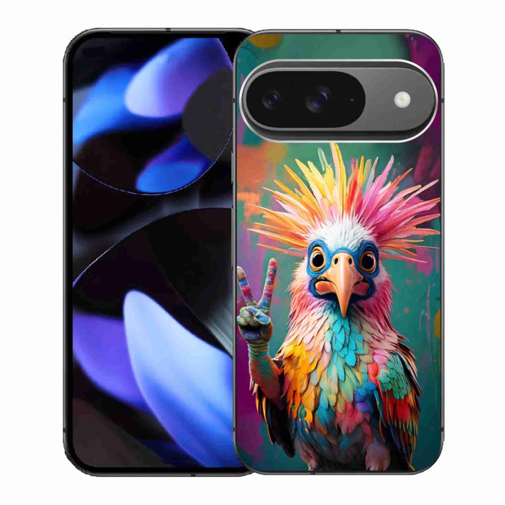 Gélový kryt mmCase na Google Pixel 9 - farebný rebel
