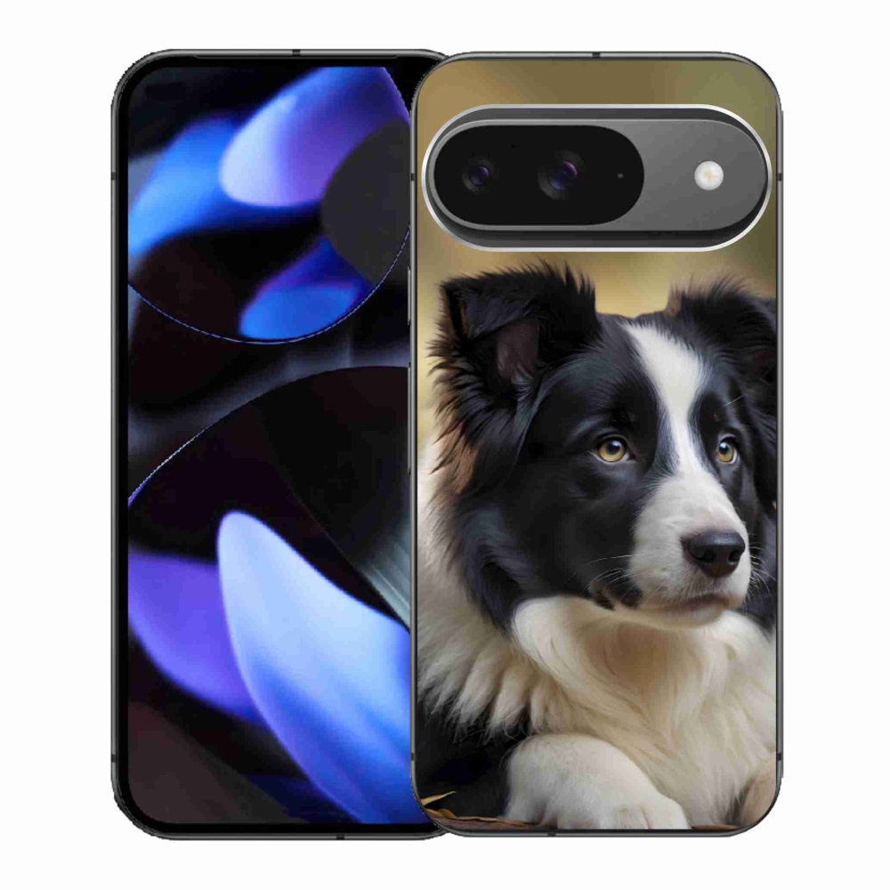 Gélový kryt mmCase na Google Pixel 9 - border kólia 2