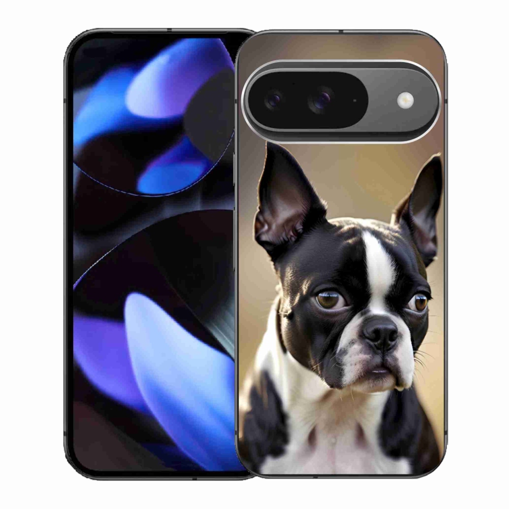 Gélový kryt mmCase na Google Pixel 9 - bostonský teriér