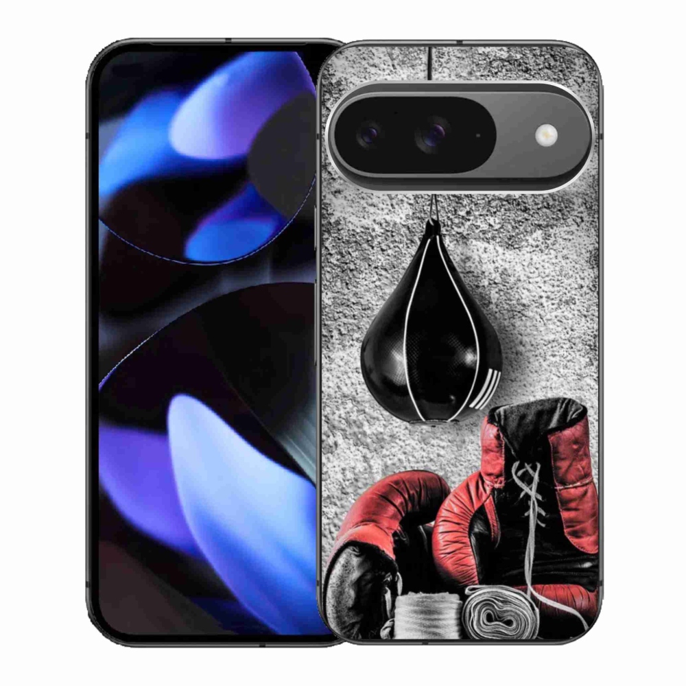 Gélový kryt mmCase na Google Pixel 9 - boxovacie vrece a rukavice
