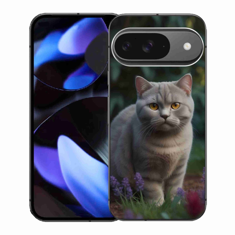 Gélový kryt mmCase na Google Pixel 9 - britská mačka